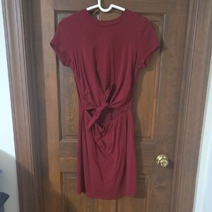 Heart Hips Maroon Dress